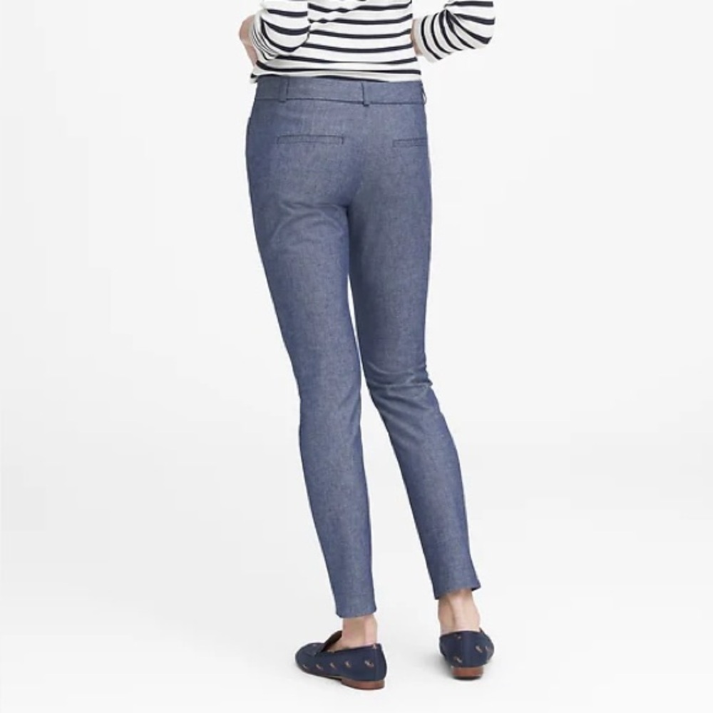 Women’s Banana Republic Sloan Fit Chambray Pant NWOT Size 8